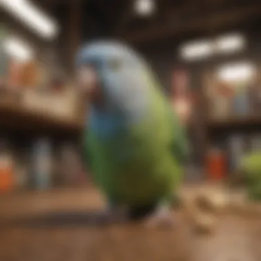 Essentials for Your New Parrotlet Pet store aisle filled with bird supplies