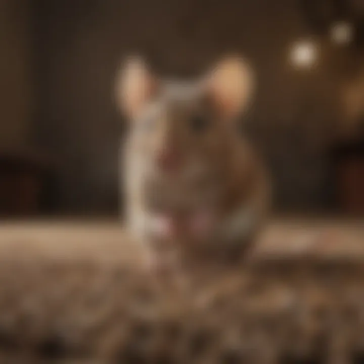 A selection of commercial pellets specifically formulated for pet mice, emphasizing quality.