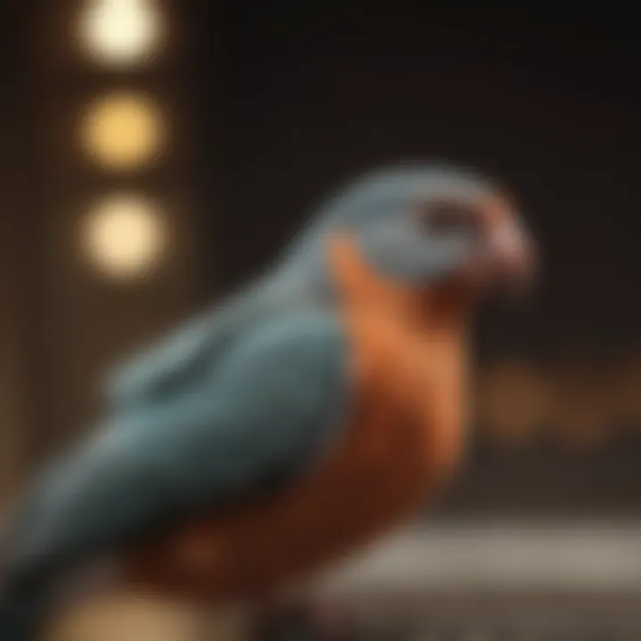 Close-up of breathable fabric used in bird cage covers