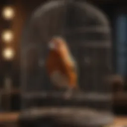 A variety of bird cage covers showcasing different materials and designs