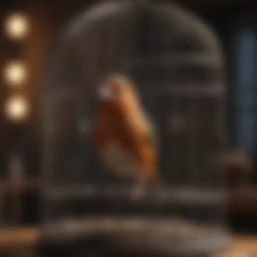 A variety of bird cage covers showcasing different materials and designs