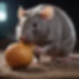 Various types of chew toys designed for pet rats