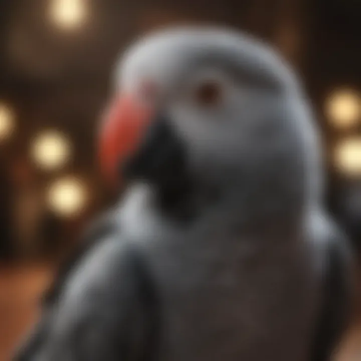 Benefits of harness use for African Grey Parrots