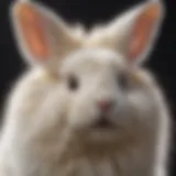 Soft bristle brush designed for Angora rabbits
