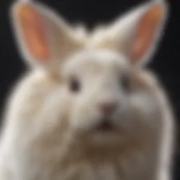 Soft bristle brush designed for Angora rabbits