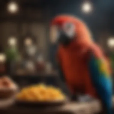 Age-specific dietary options for macaws