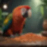 Nutritional composition of macaw pellets