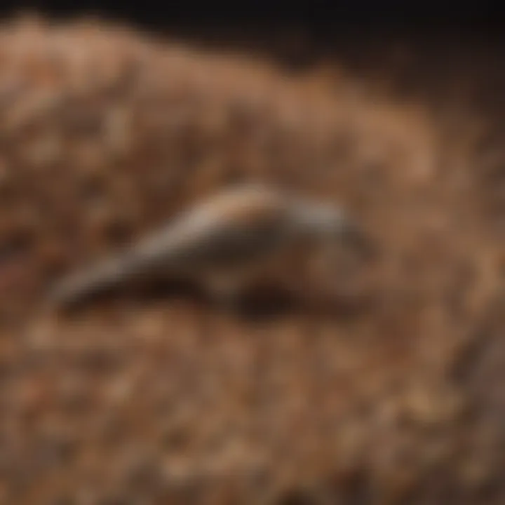 A close-up of bird seeds and grains showcasing nutritional elements.