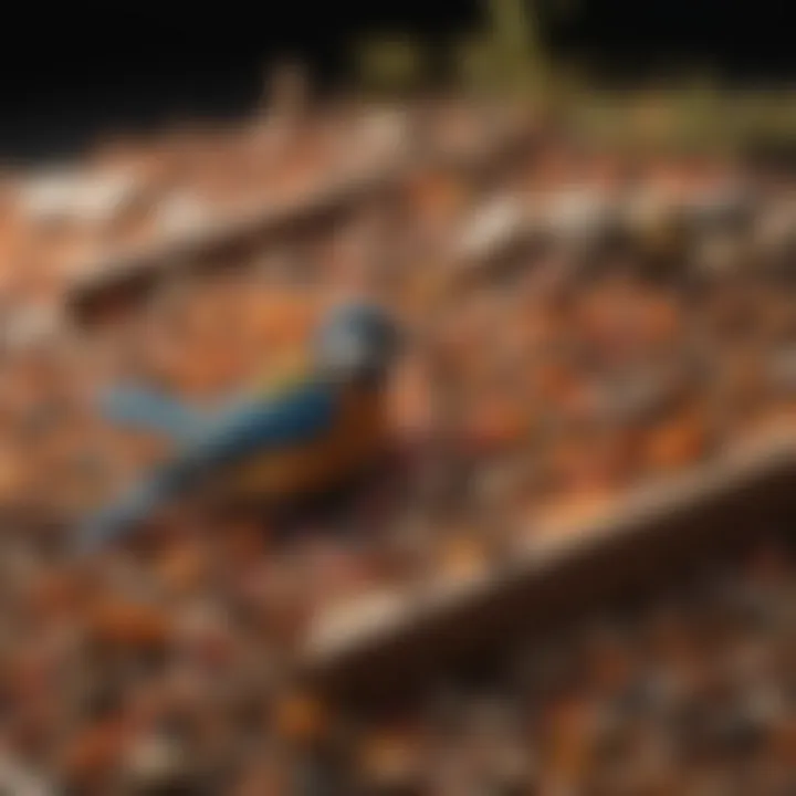 Colorful array of bird food selections in a subscription box