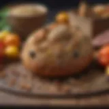 Colorful assortment of birdie bread ingredients showcasing grains, fruits, and seeds