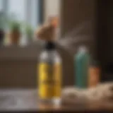 Bunny bitter spray bottle on a table