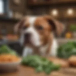 Calcium-rich foods for pets including leafy greens and dairy