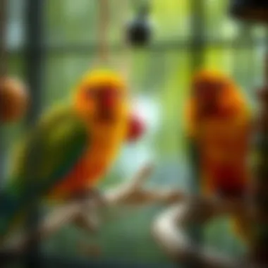Enriching Accessories for a Happy Habitat Interior accessories for love bird enrichment