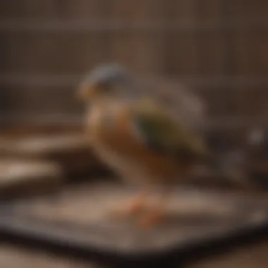 Maintaining Cleanliness in Bird Care Clean and well-maintained mat under a bird cage