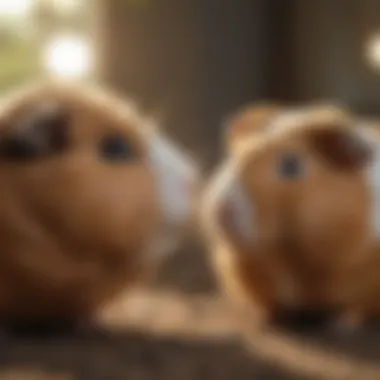 Understanding Social Behavior in Guinea Pigs Two guinea pigs interacting and socializing