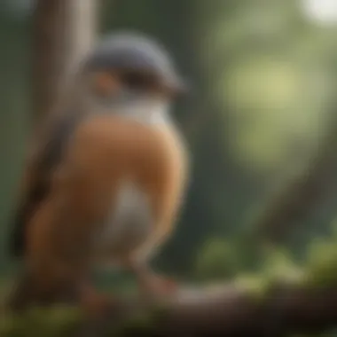 Bird Breeds and Their Habitats A visual diagram showcasing various bird breeds and their habitats