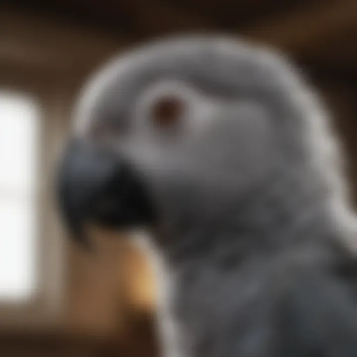 Selection of bird supplies for African Grey Parrots