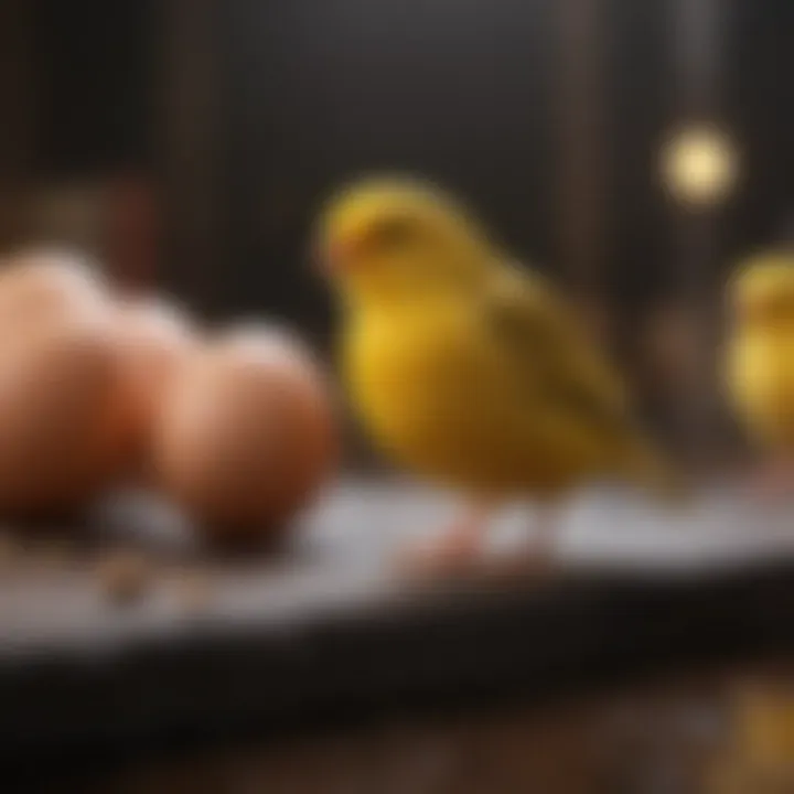 Health benefits of incorporating egg food in canary diets