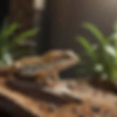 Ideal habitat setup for leopard geckos