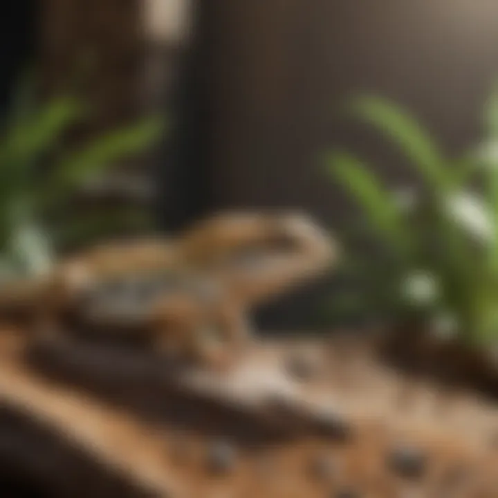 Ideal habitat setup for leopard geckos
