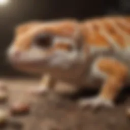 Nutritional components of a leopard gecko's diet