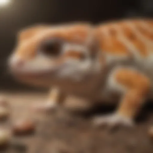 Nutritional components of a leopard gecko's diet