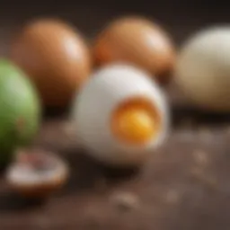Nutritional components of cockatiel egg food
