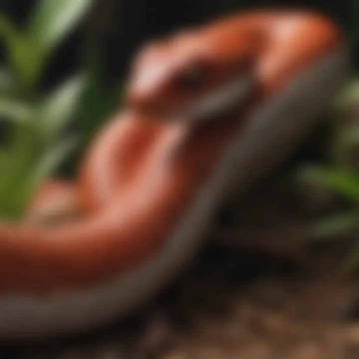 Well-maintained corn snake habitat