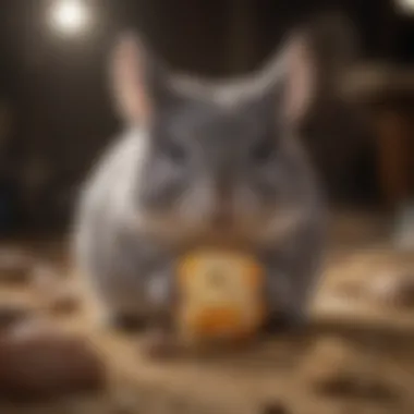Safe Treats for Chinchillas Chinchilla enjoying a treat