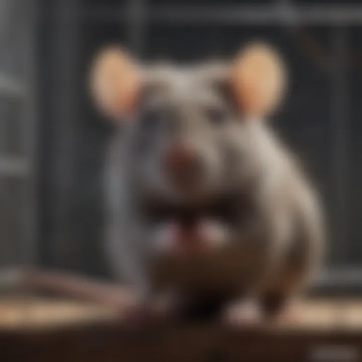 Close-up of high-quality materials used in rat cage construction