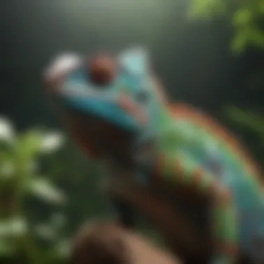 Ideal Habitat for Panther Chameleons Detailed setup of a panther chameleon habitat