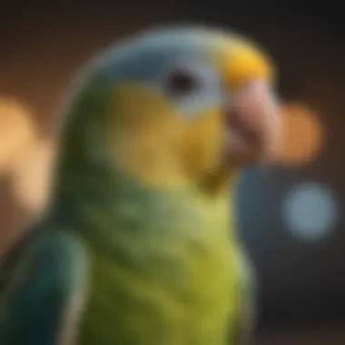 Health Care Tips for Parakeets Veterinary consultation for a healthy parakeet
