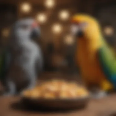 Commercial vs. Homemade Diets Comparative chart of commercial and homemade diets for parrots