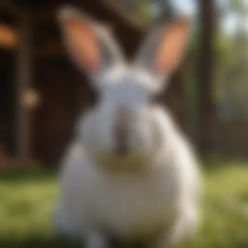 A diverse group of rabbit breeds showcasing their unique features.