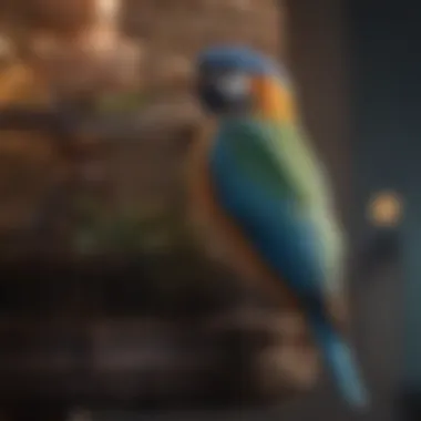 Various types of bird cage skirts showcasing functionality