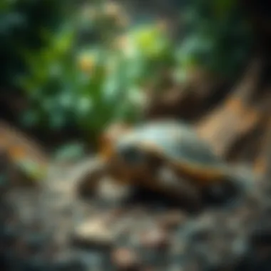 Creating the Ideal Turtle Habitat A well-designed turtle habitat with natural elements