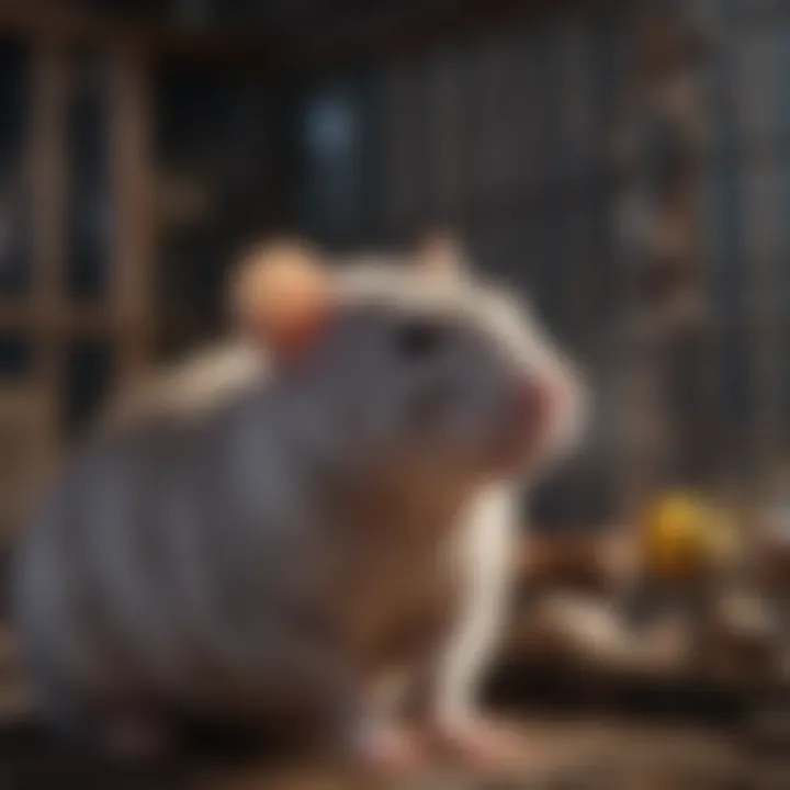 Various accessories and equipment essential for enriching a rat's environment.