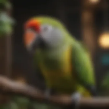 Different Amazon parrot breeds showcasing their unique colors