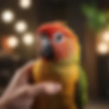 Community members engaging in conure rescue efforts