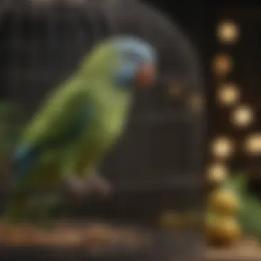 Different types of parakeet cages displayed for comparison.