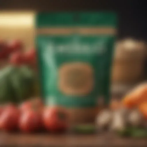 A close-up of Emeraid Omnivore packaging showcasing its nutritional components.