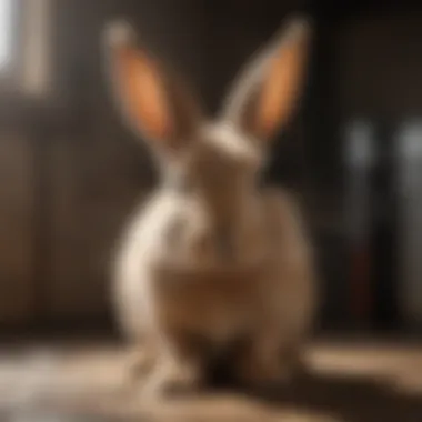 Identifying Distress in Rabbits Rabbit showing signs of distress
