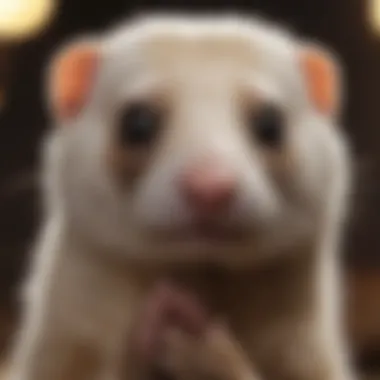 The Importance of Regular Grooming for Ferrets Ferret receiving gentle grooming