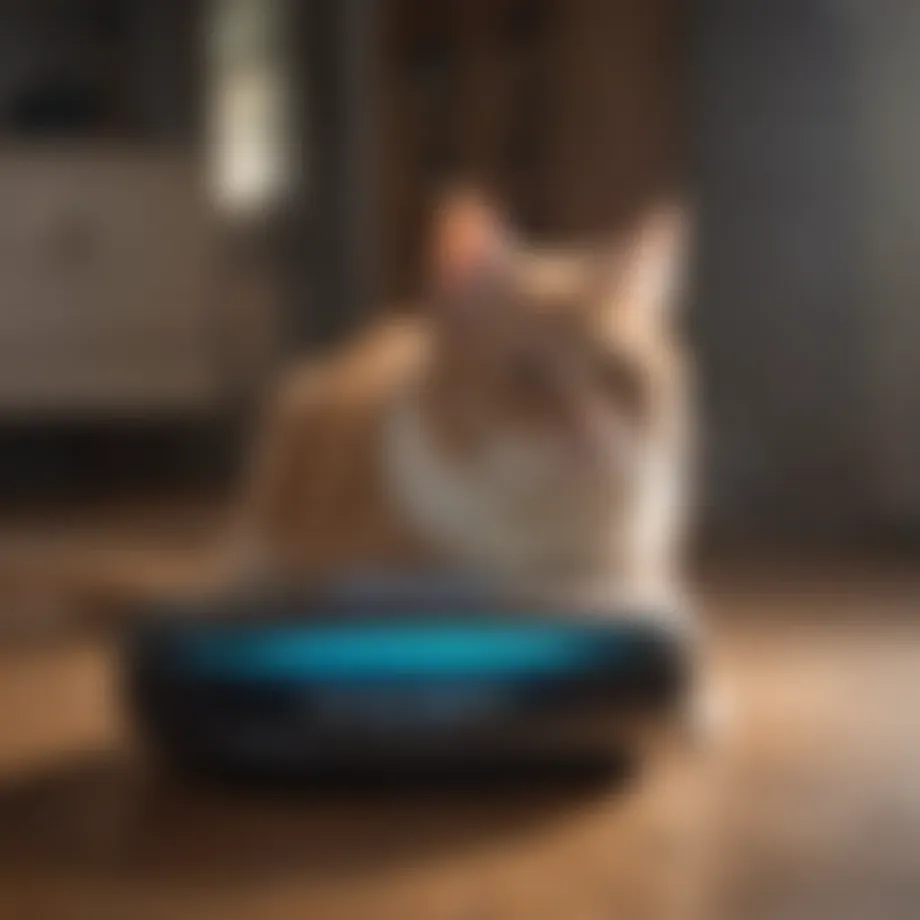 Ionizer air purifier emitting charged particles