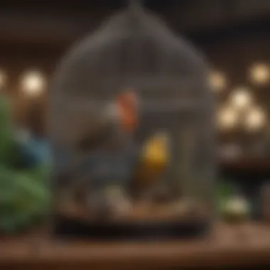 Choosing the Right Cage Material Different bird cage materials showcasing metal and wood options.