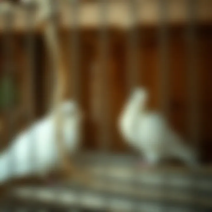 Spacious Natural Material Dove Cage Spacious dove cage with natural materials