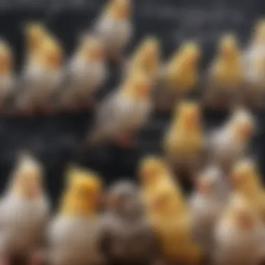 Diverse Female Cockatiel Names An array of names written on a chalkboard, symbolizing the diversity of female cockatiel names.