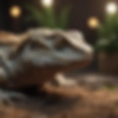 An infographic highlighting tips for reptile health management