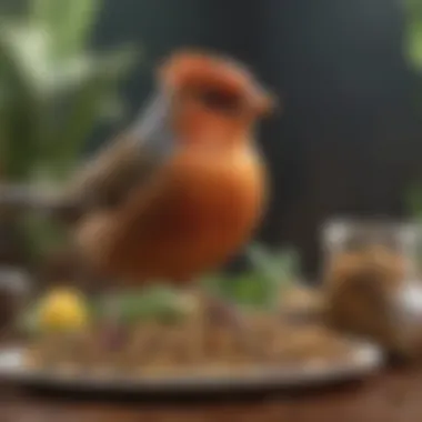 Nutritional Essentials for Healthy Home Birds A diverse selection of bird food and nutrition essentials