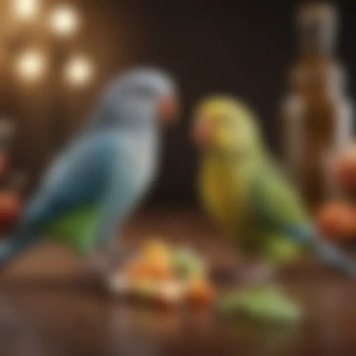 Supplements and vitamins for enhancing parakeet health